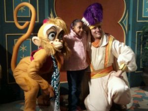 Meeting Abu & Aladdin!